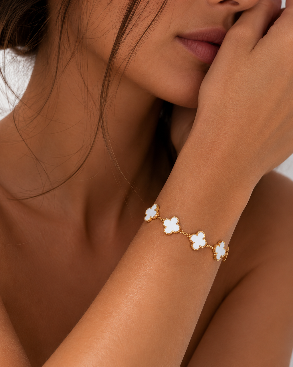 Pulsera trebol blossom