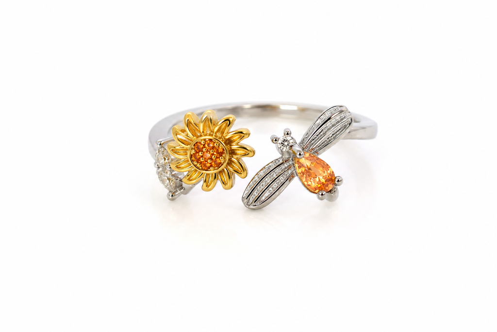 Anillo giratorio de girasol